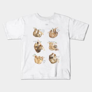 Sloths Kids T-Shirt